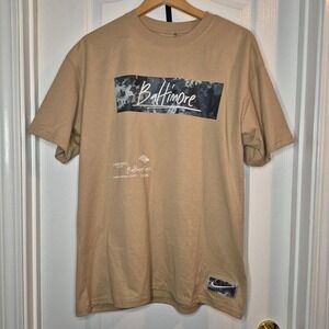 Nike‎ Baltimore Ravens brown cotton t-shirt Men's medium